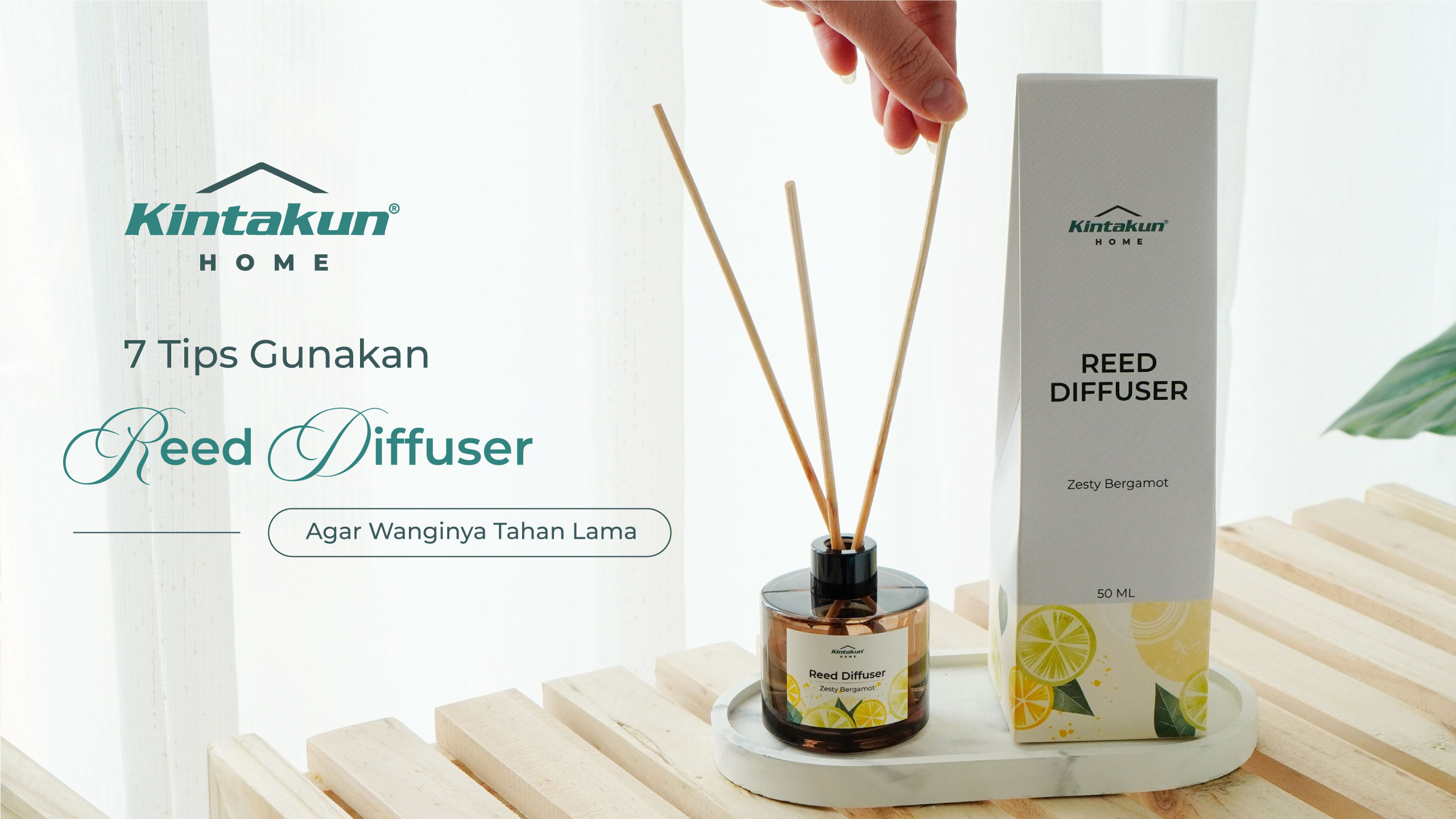 Trik Bikin Wangi Ruang Tamu Awet Seharian Pakai Reed Diffuser Lokal Yang Murah